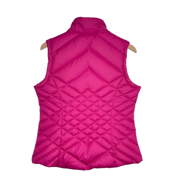 Eddie Bauer Puffer Vest Womens Small Goose Down Quilted Full Zip Insulated Pink - Picture 6 of 12